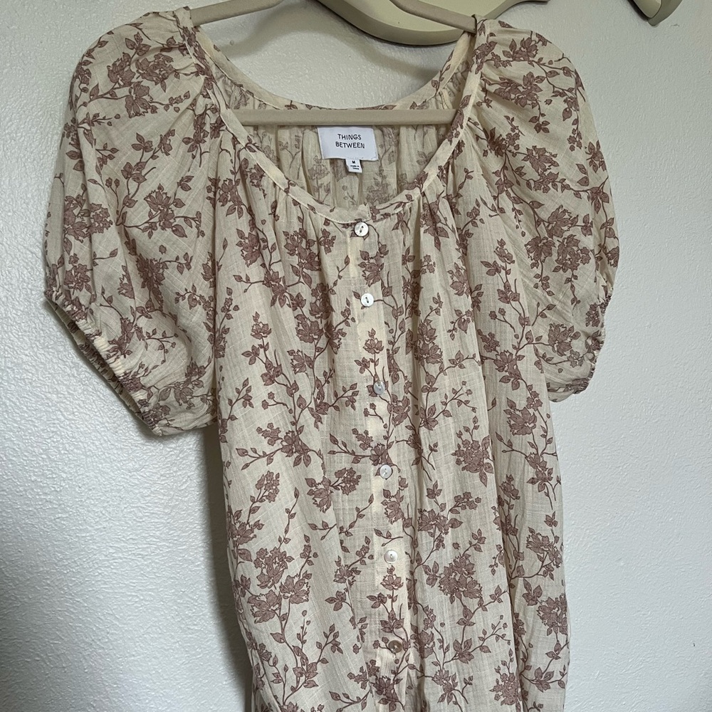 Things Between Floral Blouse